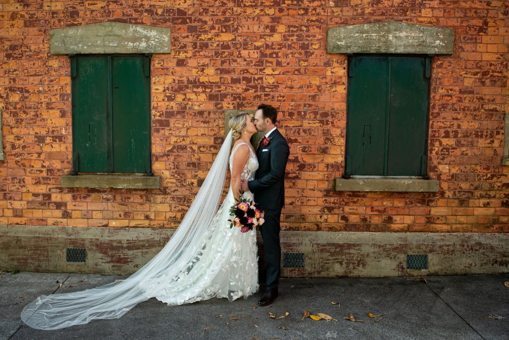 Lydia’s dress was made out of 3D lace manipulated & constructed to look like it ‘came like that’ heavily adorned around the hem and creeping up to a ‘V’ neck bodice, which has extra sparkle and sea pearls added – a truly bespoke Wedding dress for one of my best friends!